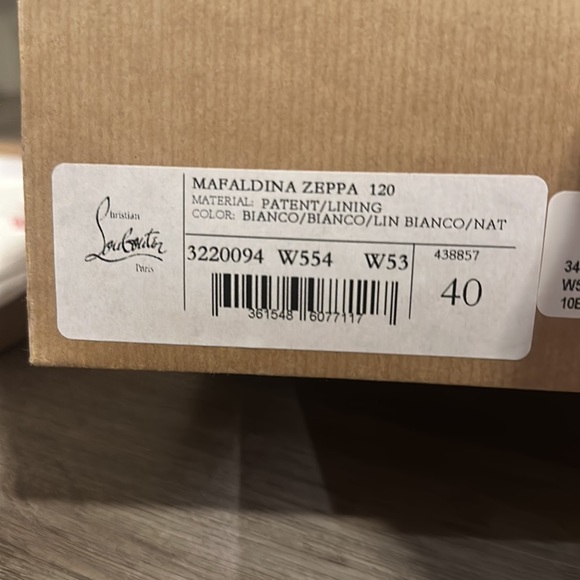 Mafaldina Zeppa Patent White Wedges - Picture 6 of 6